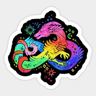 Autism Acceptance Dragon Sticker